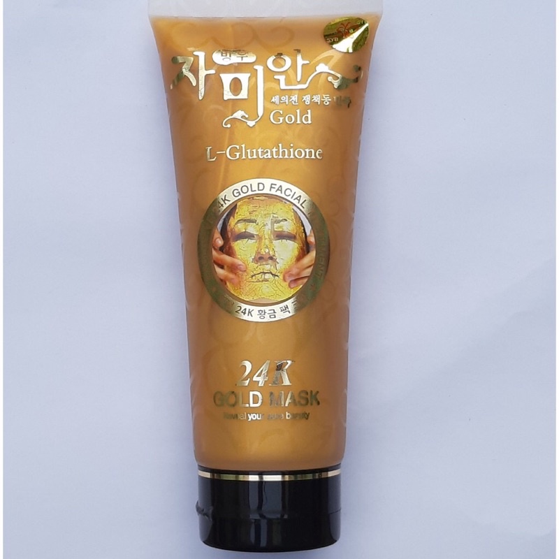 24k gold mask l glutathione cch dng Mt n vng (L- Glutathione) Hn Quc 220ml - Kem V Sa Dng Da , Sa ra mt , Dng m Mt n gel lt trng