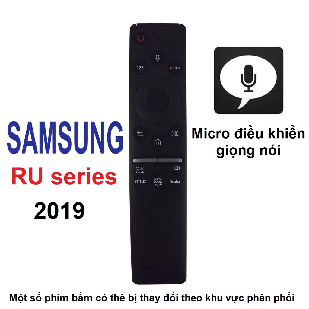 Remote điều khiển tivi SAMSUNG smart dòng RU (One remote - Micro ...