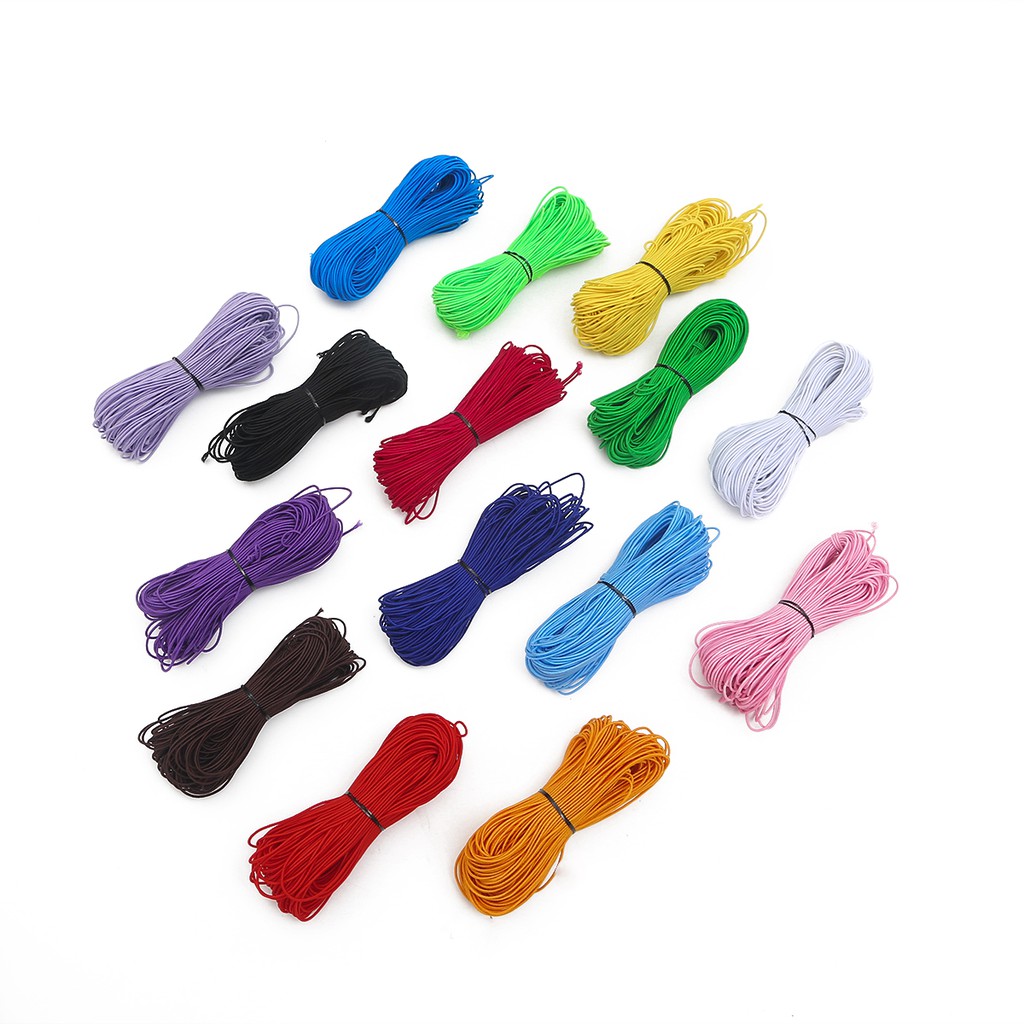 Ảnh BEADIA Dây Co Giãn 1mm 10 Màu Dài 25m Dùng Để Làm Vòng Tay Handmade 2