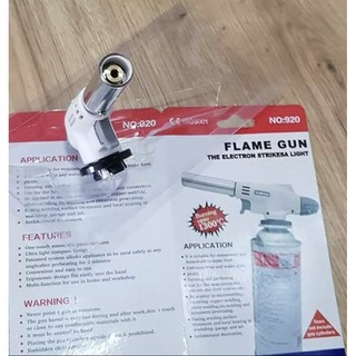 Súng Khò Gas 920 Điện Tử Cầm Tay Sử Dụng Bình Ga Mini Dễ Sử Dụng (Trắng)