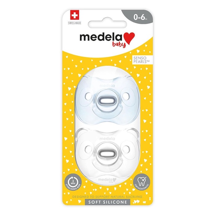Ảnh Ty ngậm | Medela Baby Pacifier Soft Silicon 0 - 6 tháng, Có hộp đựng tiệt trùng, Silicone mềm, Không chứa BPA 2