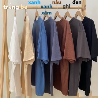Áo Phông thun 3158 Nam Nữ Tay Lỡ Form Rộng Oversize Basic Chất Coton KONOVA STORE