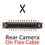 2 Chiếc Phía Sau Camera Sau FPC Kết Nối Tương Thích Cho IP X XR XS Max Trên Bo Mạch Chủ Cáp Mềm Thay Thế Các Bộ Phận
