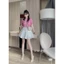 Set Áo Hồng mix Chân Váy Tầng xinh