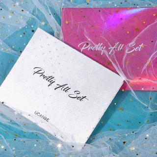 UCANBE Pretty All Set Eyeshadow Palette Bộ quà tặng ngày lễ Pro 86 màu Bộ trang điểm Matte Shimmer Eye Shadow Highlighters Contour Blush Powder All In One Pallet trang điểm
