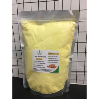 Tinh Bột Nghệ Vàng Nguyên Chất Organic Từ Bột Nghệ Tươi 1kg SẠCH