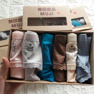 (hộp 6 chiếc) Quần lót nữ chất cotton mềm mát hàng đẹp hộp 6 chiếc