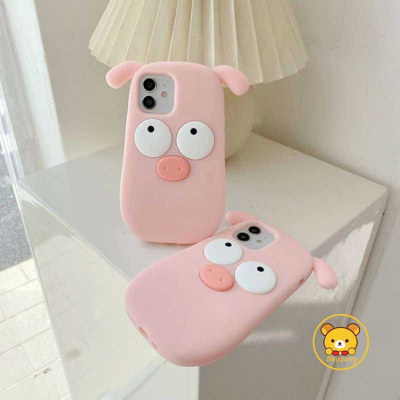 Ốp ĐiệN ThoạI HọA TiếT Heo HồNg Dễ Thương Cho Iphone 14 11 12 13 PRO Max XR X XS Max 6 7 8 7P 8P 6P SE 2020