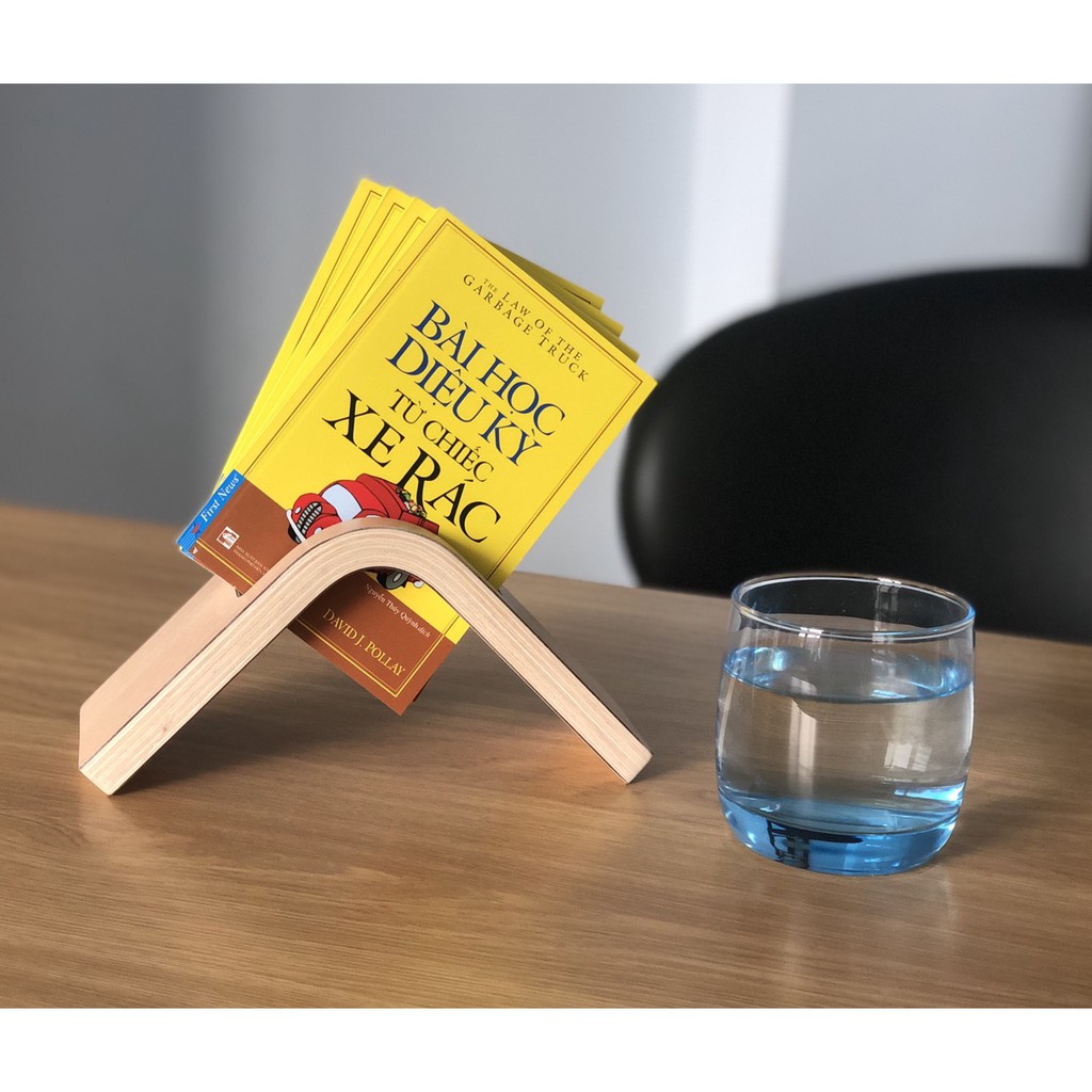Ảnh Khay đựng giấy ăn, giấy lọc cafe Plyconcept Joy Paper Holder màu gỗ 3