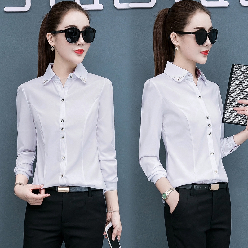 Áo Sơ Mi Tay Dài Thời Trang Thanh Lịch Dành Cho Nữ