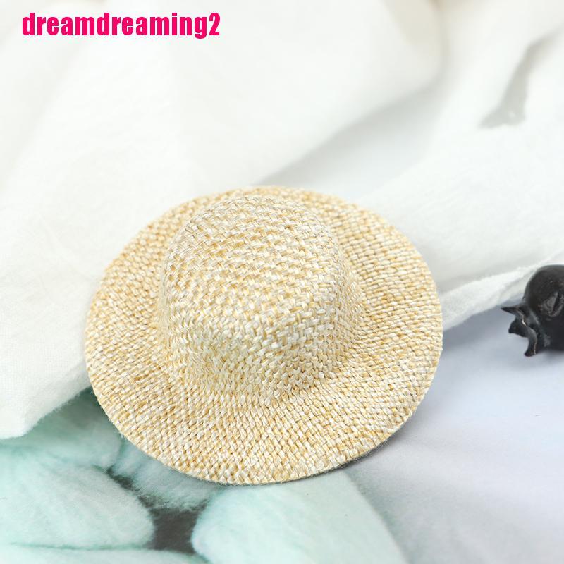 Bộ 2 Mũ Rơm Đáng Yêu Cho Búp Bê Nhà