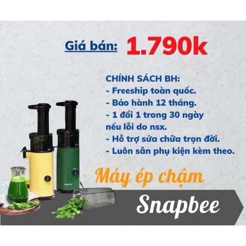 MÁY ÉP CHẬM SNAPBEE NHỎ GỌN Mạnh FREESHIP | Shopee Việt Nam