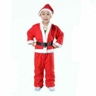 Váy và bộ đồ noel nỉ cho các bé từ 4 -12 tuổi