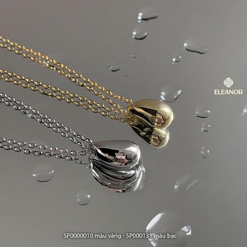 Dây chuyền nữ titan Eleanor Accessories hình giọt nước vòng cổ basic phụ kiện trang sức 0010