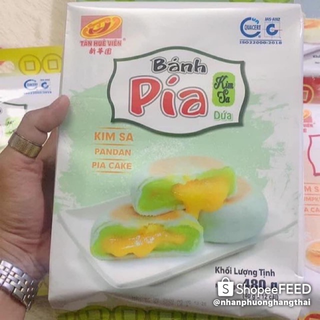 BÁnh PÍa Kim Sa LÁ DỨa Tân Huê Viên Date Mới Shopee Việt Nam