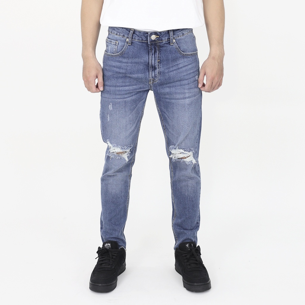 Quần NOWSAIGON Distressed Stretch Skinny Jeans - Local Brand Chính Hãng | BigBuy360 - bigbuy360.vn
