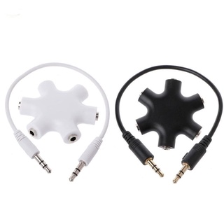 Bộ chia 1 ra 5 cổng âm thanh 3.5mm kèm dây cáp