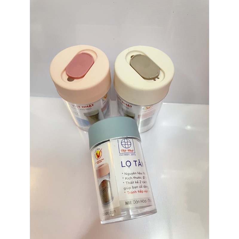 Lọ đựng tăm hạt tiêu 2 trong 1 nhựa Việt Nhật