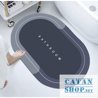 Thảm chùi chân Hút Nước Siêu Thấm - Thảm Lau Chân Siêu Dày, đế cao su chống trượt(40 * 60 cm)GD547-TLauChanSili