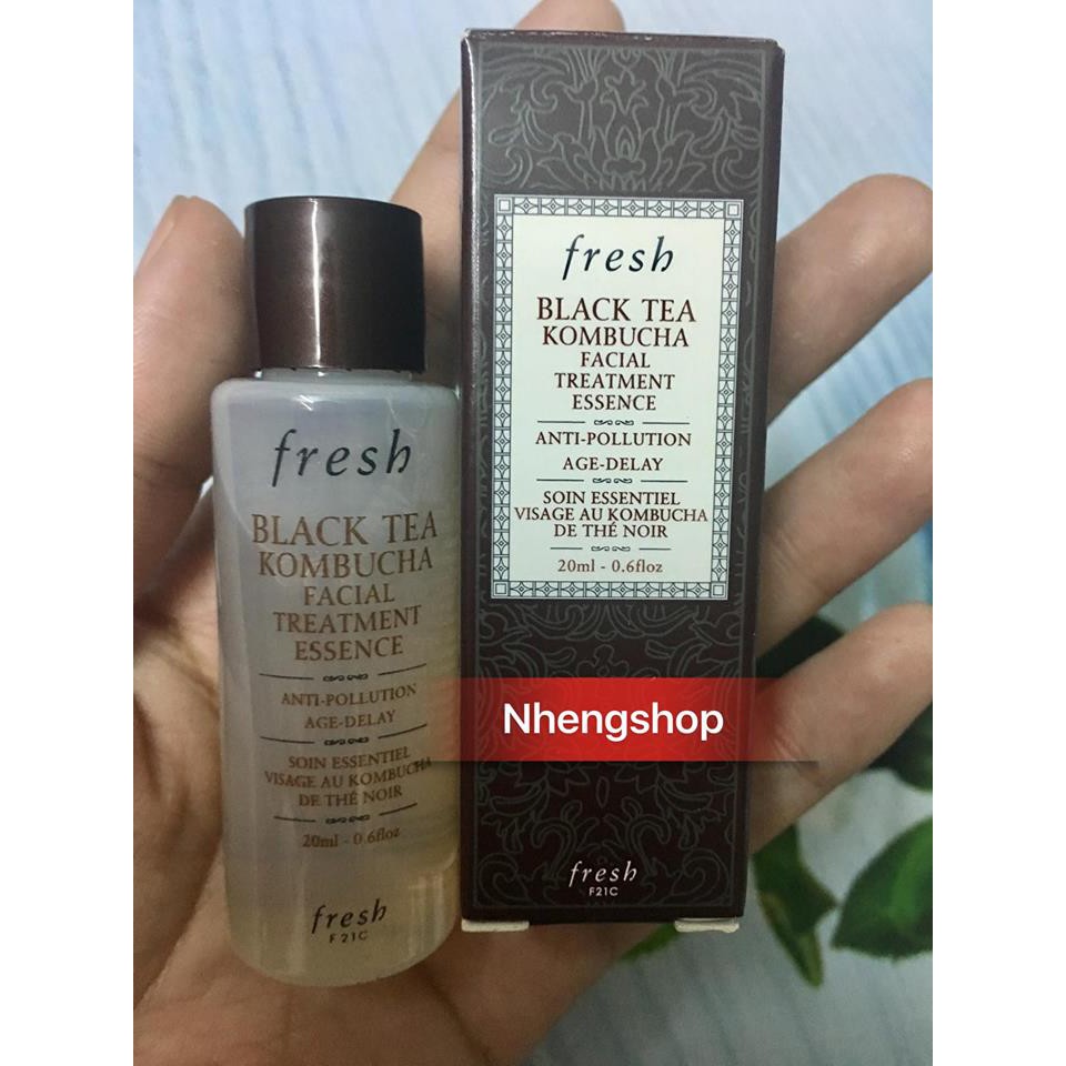 [Minisize 20ml] Nước thần Fresh Black Tea Kombucha Facial Treatment