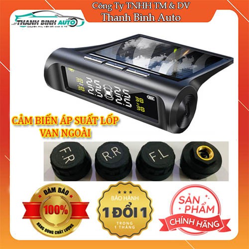 Cảm Biến Áp Suất Lốp TPMS (Van Ngoài) - Màn Hình Màu - Bảo Hành Chính ...