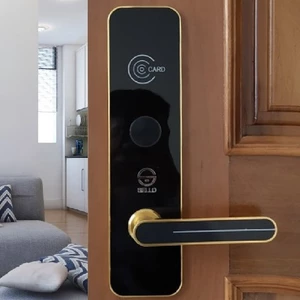 KHÓA THẺ TỪ thông minh báo động bằng âm thanh và ánh sáng SL-8908 cao cấp