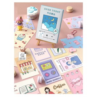 THIỆP TRANG TRÍ TỔNG HỢP – POSTCARD 30 TỜ (30 MẪU KHÁC NHAU)