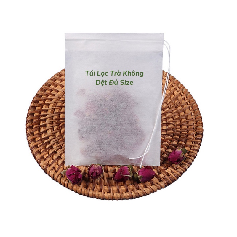 Túi Lọc Trà / Túi Vải Không Dệt Có Dây Rút Đầy Đủ Size ( Bán Lẻ) - Lọc Cà Phê Thông Dụng