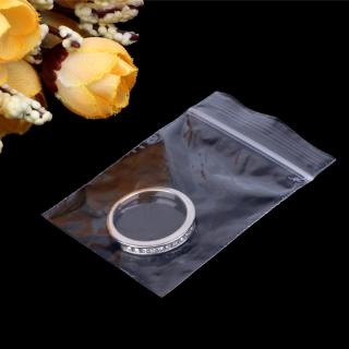 100 Túi đựng đồ trong suốt có khóa zip 4cmx6cm