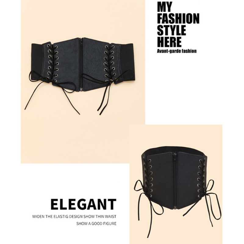 Belt Corset - Tổng hợp các mẫu thắt lưng corset bản to dành cho nữ chất liệu dày dặn