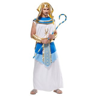 ❤Hàng có sẵn❤Halloween Người Lớn Kinh Dị Cổ Ai Cập Pharaoh Trang Phục Nam Bí ẩn Xác ướp Pharaoh Cosplay Phù Hợp Với Trang Phục Tiệc Carnival Sân Khấu Ai Cập Vua Ma Lạ Mắt Trang Phục