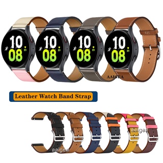 Dây Đeo Da Cho Samsung Galaxy Watch 7 FE 6 5 40mm 44mm Watch5 Pro / Watch4 Classic 42mm 46mm Vòng Tay
