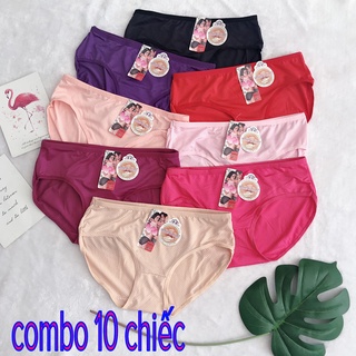 Quần lót nữ thông hơi,combo 10 cái, với chất liệu cotton mền mại cho phái nữ