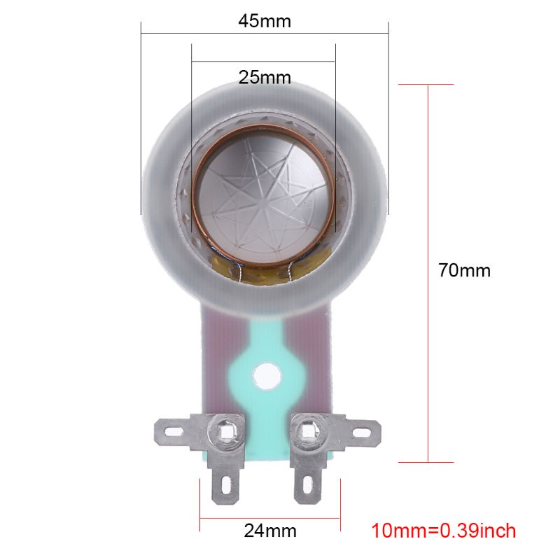 [3C] Tweeters Cuộn dây giọng nói Hiệu suất lâu dài Màng cản Alumium 8OHM Trở kháng