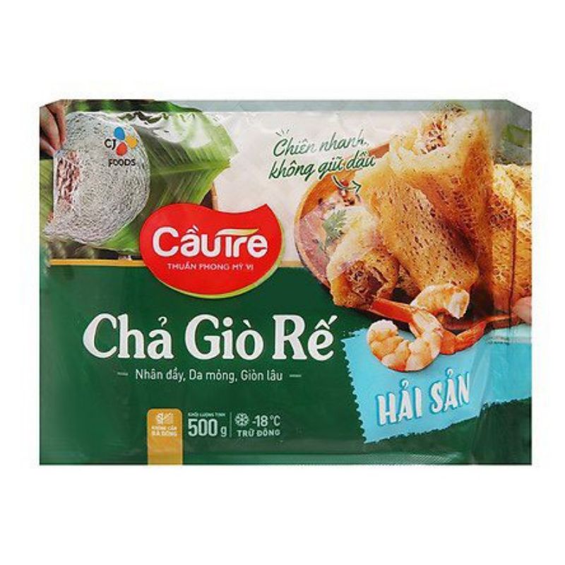 Chả giò rế hải sản Cầu Tre 500g | Shopee Việt Nam