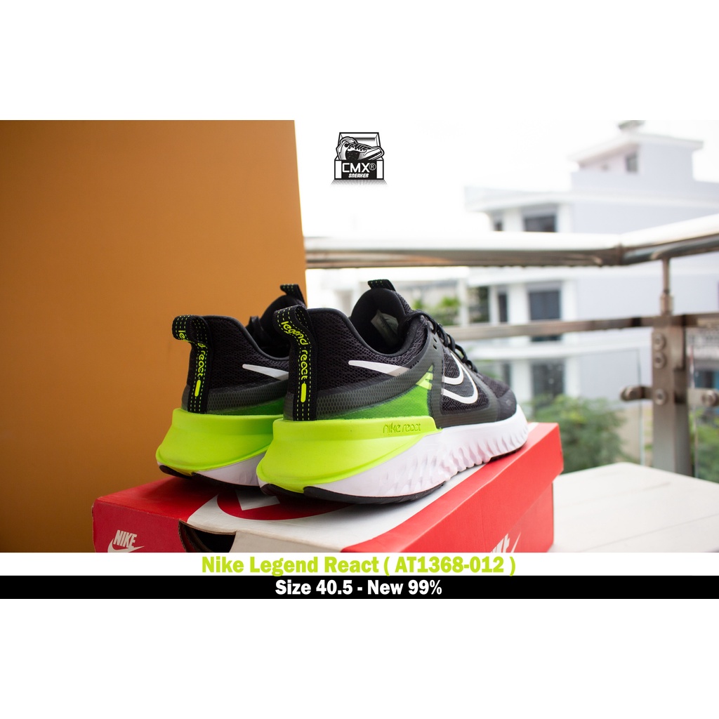 Nike Legend React 2 'Black Volt Phantom' AT1368-101 - KICKS CREW