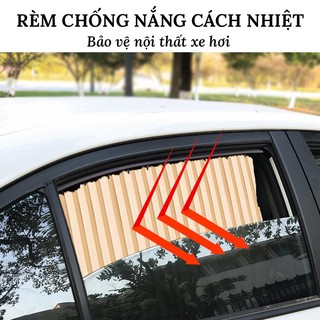 Rèm Cửa Ô Tô Vải Che Nắng – Bộ 4 Rèm