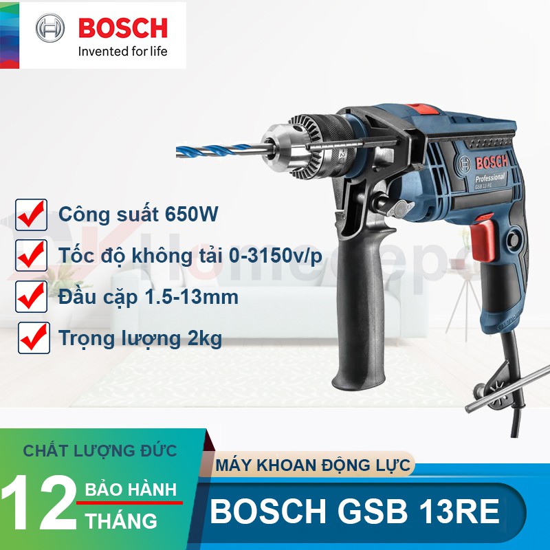 Máy Khoan động lực Bosch GSB 13RE Hàng chính hãng