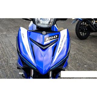 Tem trùm exciter 150 xanh trắng đen mẫu mới, độ team trùm decal xe máy ex dán đời 2015-2020