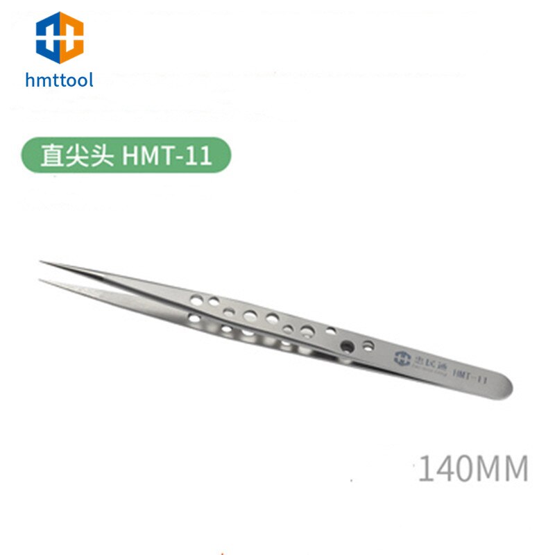 Bộ Nhíp Inox Chính Xác Chống Tĩnh Điện Cong Đầu Thẳng Kẹp Cho Điện Thoại Di Động Dụng Cụ Sửa Chữa Tay