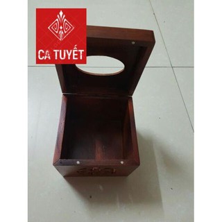 Hộp đựng giấy ăn gỗ hương chất lượng cao