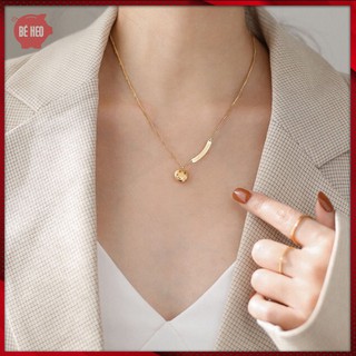 Dây chuyền titan sáng bền màu hình mặt cười đáng iu - Trang sức Bé Heo BHDC255