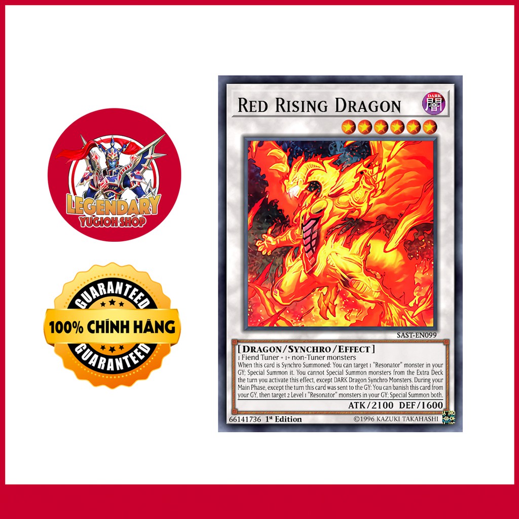 [Thẻ Bài Yugioh Chính Hãng] Red Rising Dragon | Shopee Việt Nam