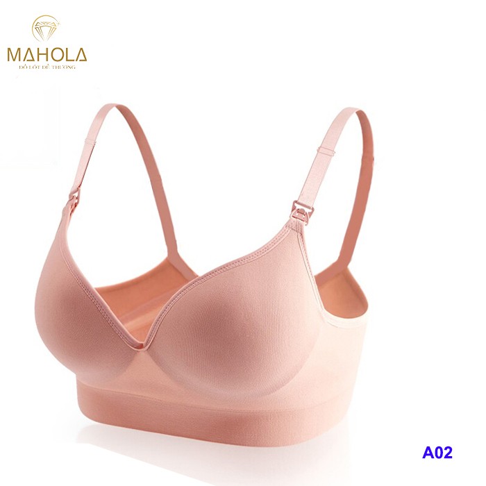 Áo bầu Ôm Gọn Bầu Ngực Không Bị CHẢY XỆ Mahola A02