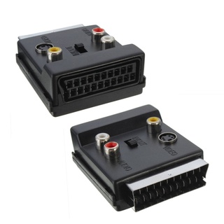 Đầu Nối Chuyển Đổi 20 Pin SCART Sang 3 RCA S-Video Video Sang 3RCA Jack S Video AV TV