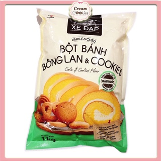 Bột Mì Số 8 Làm Bánh Bông Lan & COOKIES CJ/ Cake Flour (Xe đạp) 1Kg