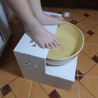 bộ kệ nail, chậu tre chuyên dùng cho làm nail.