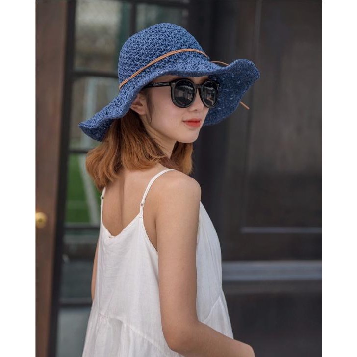 (Thanh lý xả kho) - Mũ cói đi biển