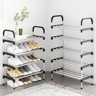 Kệ Giày 5 Tầng Để Giày Dép Lắp Ghép Thông Minh Bằng Nhựa Và Inox Màu Ngẫu Nhiên 88233