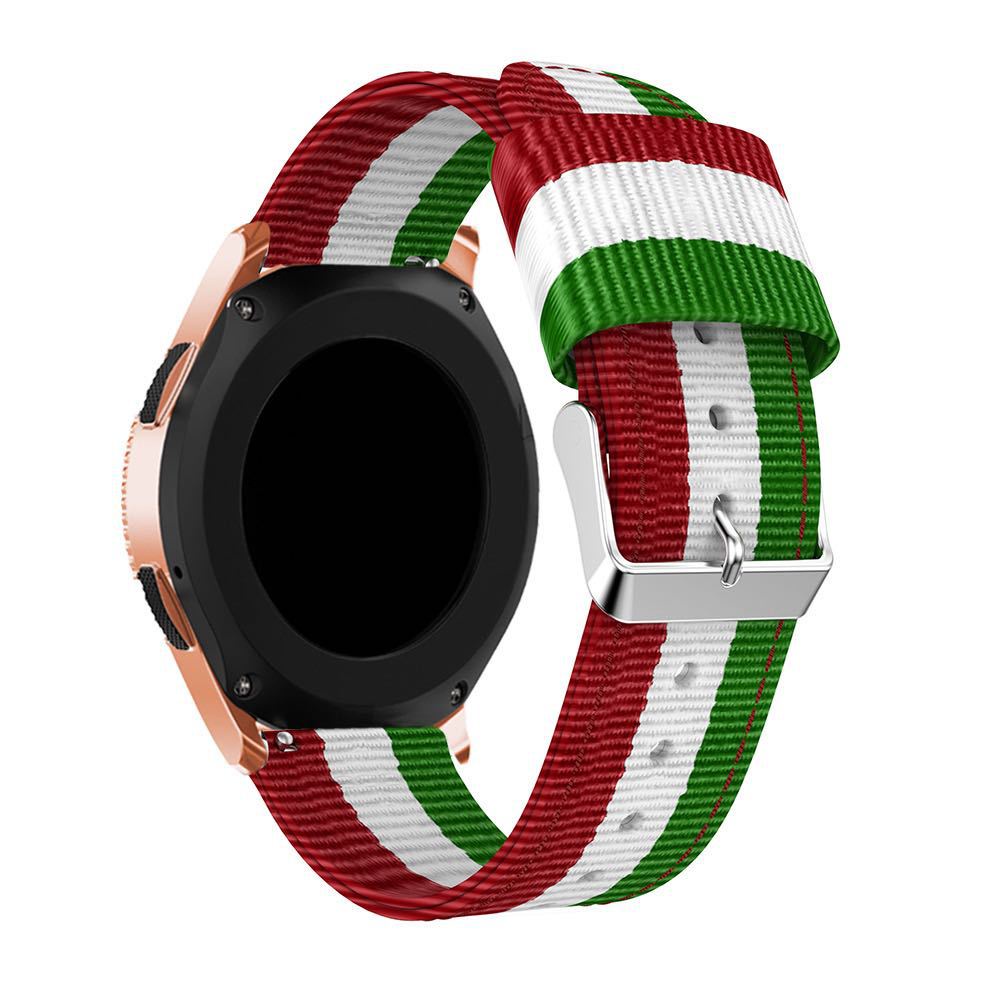 Dây Đeo Tay 20mm 22mm Thay Thế Bằng Vải Dù Nylon Cho Đồng Hồ Samsung Galaxy Watch 46mm Galaxy Watch Active 2